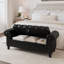 Banc de rangement en similicuir 51 po avec accoudoirs roulés-7769086-7769087