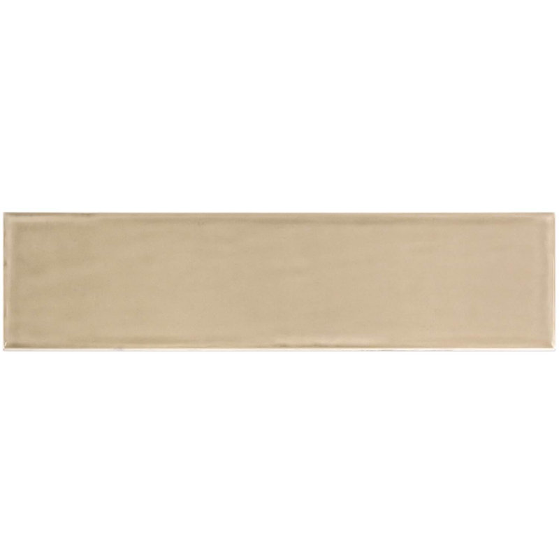 Manchester 3x12 Glossy Ceramic Subway Tile, Fawn Beige