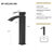 Bothwa Home 11.21" CUPC Certified Single Handle Bathroom Sink Faucet (Matt Black Finish)