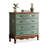 Green Solid Wood Accent Cabinet-1315308270
