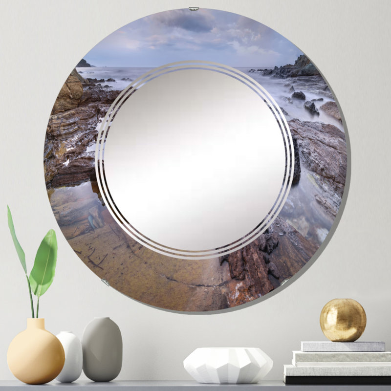 Miroir mural nautique et côtier, 24 po x 24 po