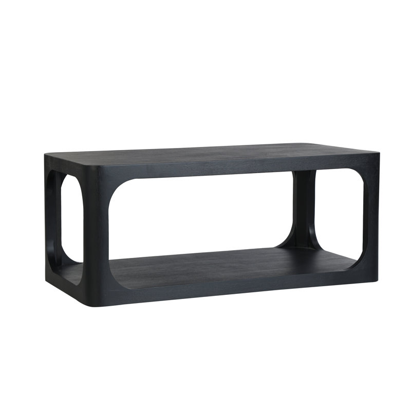 Table basse Sybil, H 16 po x l 42 po x P 22 po, Noir