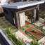 Carreau de terrasse 24 po x 60 po en plastique vert