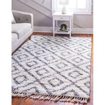 Tapis oriental à losanges Cynithia