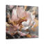 Marbre rose doré, pivoine II, art mural acrylique abstrait en marbre-913398250