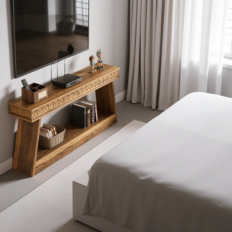 Two-Tiered Sofa Table,Versatile Entryway Table