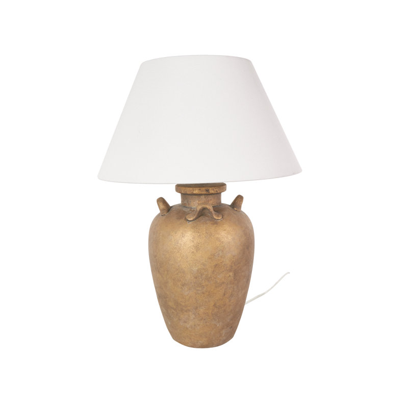 Lampe de table Ilana, Crème, crème