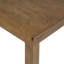 Table de salle à manger compacte pour petits espaces avec structure en bois d'hévéa robuste