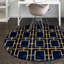 Tapis bleu marine Corando-94518167