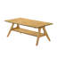 Table basse en bois avec tablette-130615466-130615464