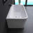 Tidal 55'' Acrylic Tub Deep Soaking Acrylic Bathtub