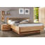 Ensemble de chambre à coucher en bois massif 4 pièces avec lit, 2 tables de chevet et commode Gloria-153302389