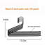 Porte-pantalons rétractable avec rail coulissant-104829332