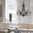 Earline 9 - Light Steel Dimmable Classic / Traditional Chandelier