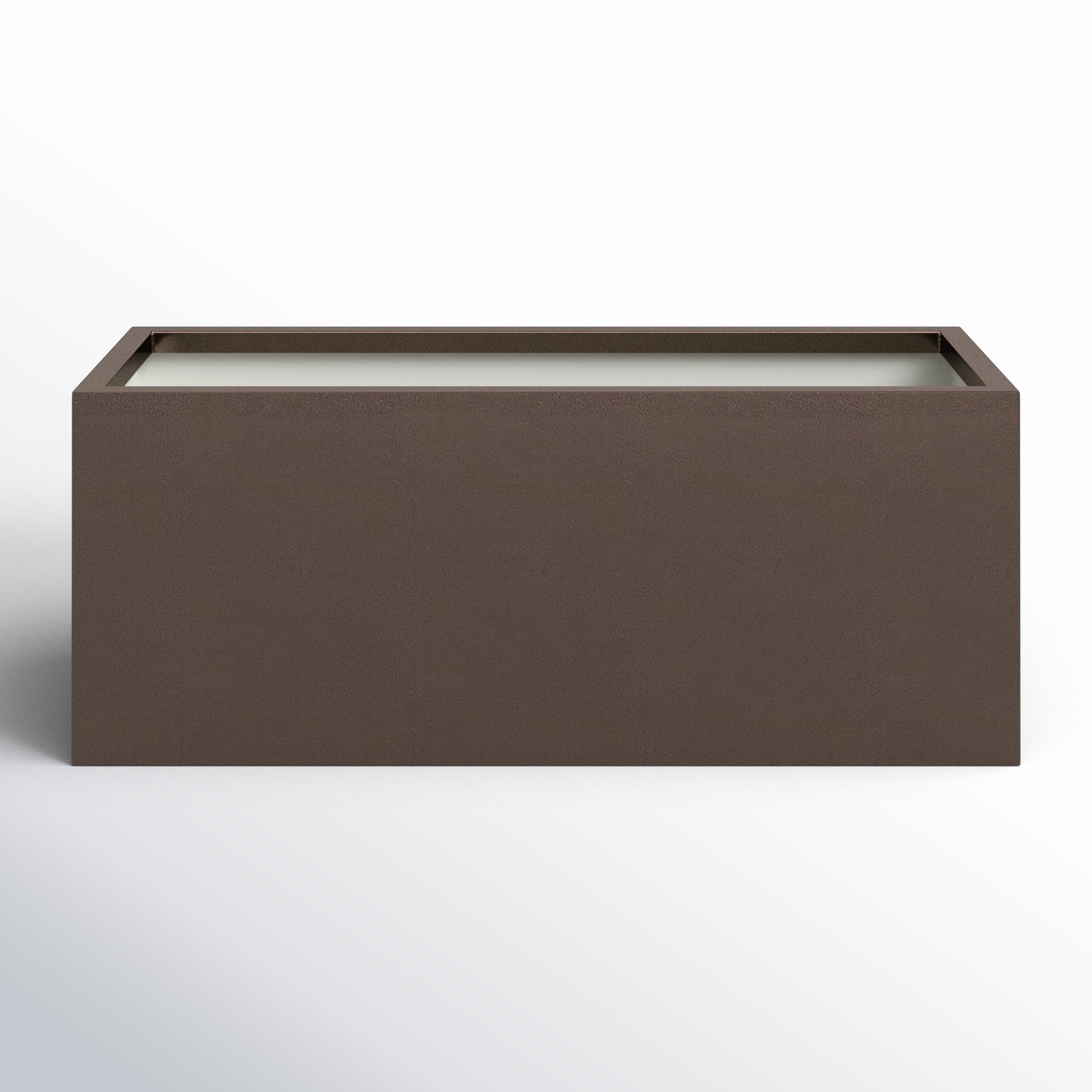 Tormund Metal Planter Box, Espresso, 15" H x 38" W x 15" D