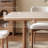 Beige sintered stone dining table set-113723014
