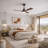Nicola 52'' 3 - Blade Modern Ceiling Fan with Remote Control and Light Kit-1194857035
