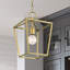 Luminaire suspendu géométrique 1 lumière Howington-1876478928