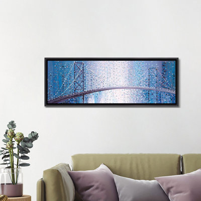 Pont dans la brume par Ekaterina Ermilkina - reproduction d'art sur toile tendue