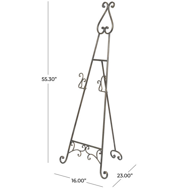 Adjustable Tripod Easel Cole & Grey Size: 55.8 H x 18 W x 23.5 D