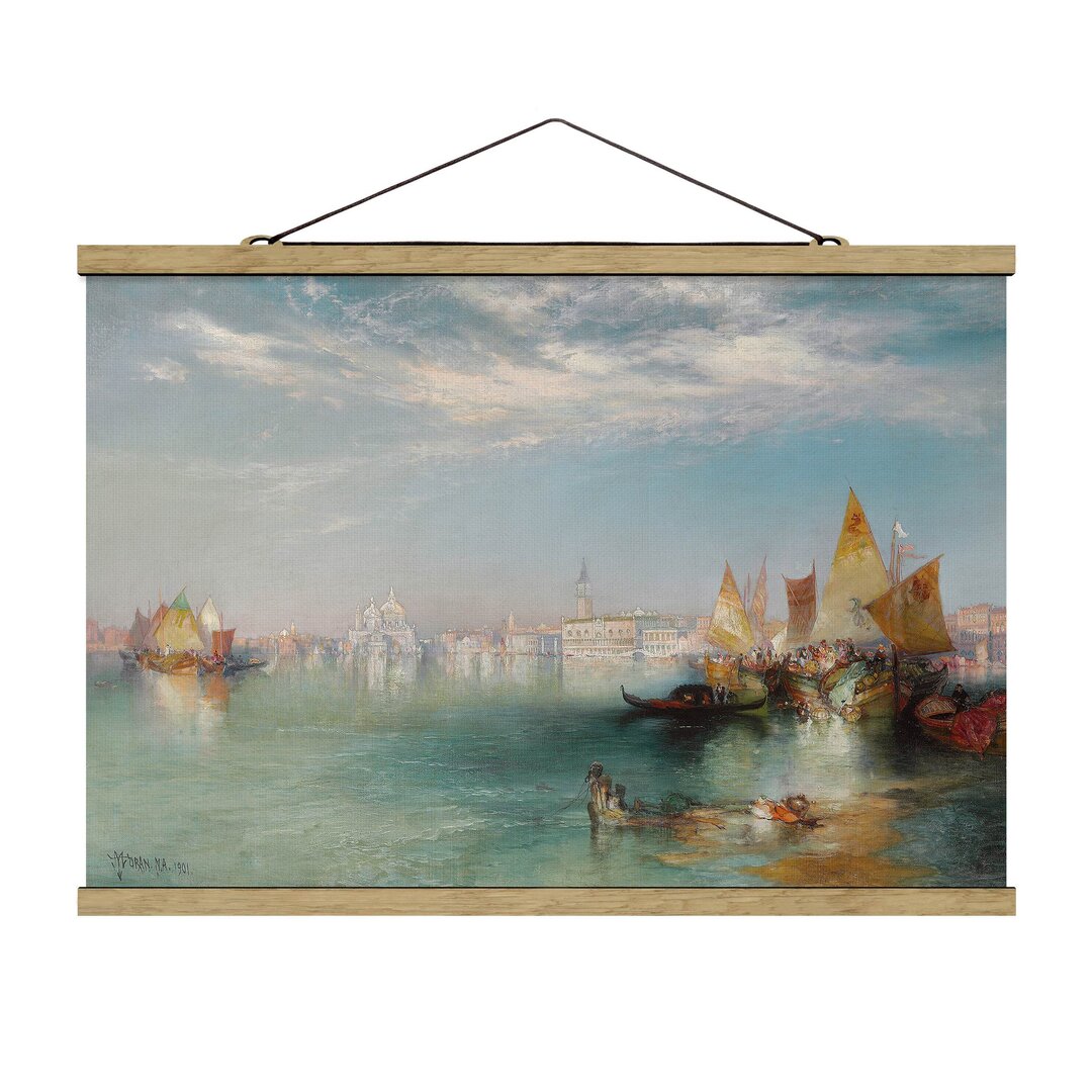 Wandbild Canal Grande Venedig von Thomas Moran