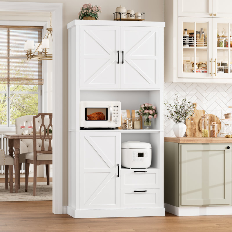 76" H Kitchen Pantry Cabinet