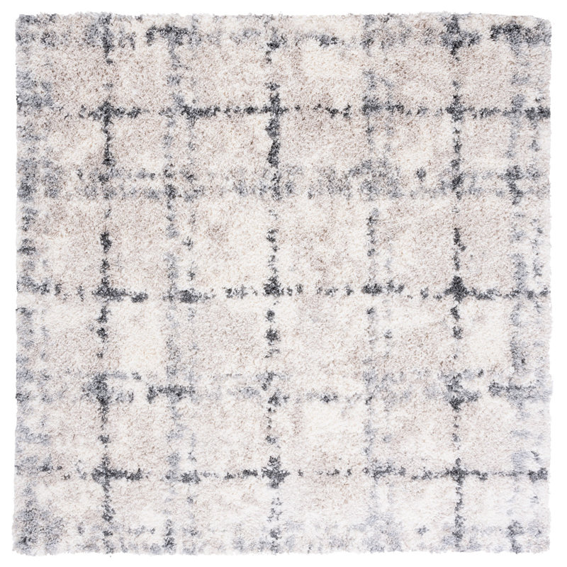 Hartz Shag 800 Performance Geometric Rug, Square 10'