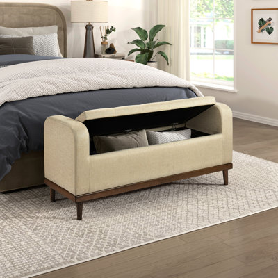 Banc de rangement Mid-Century