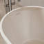 Allure 67 po. X 31 1/2 po. Baignoire de trempage autoportante en acrylique, avec drain 2 po., Blanc brillant