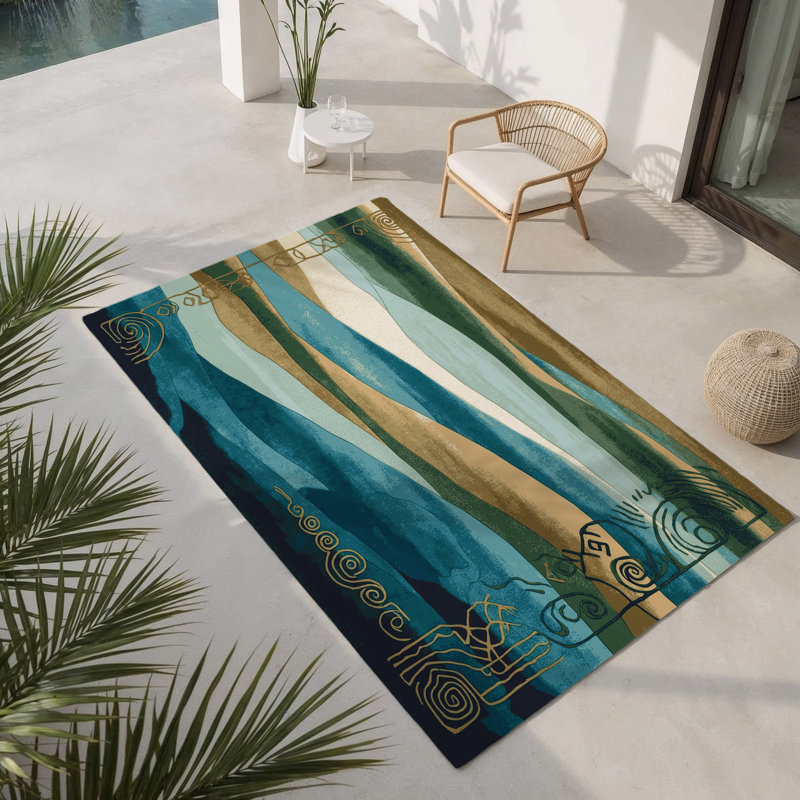 Tapis intérieur et extérieur Luminous, Rectangulaire 3 pi x 5 pi