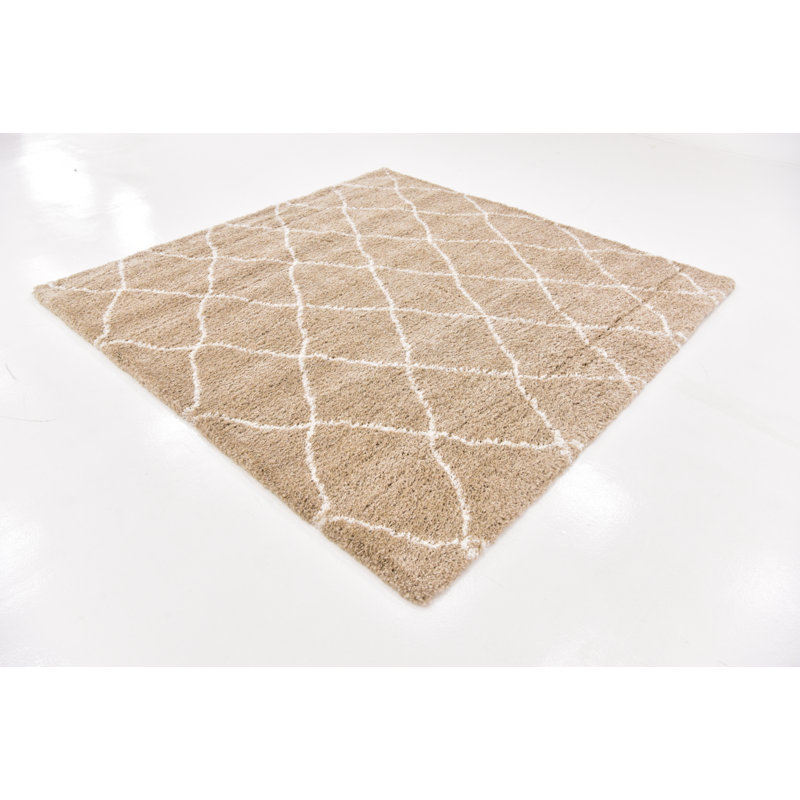 Reardon Geometric Indoor Rug, Square 8'