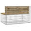 Aleardo Steel Outdoor Bench-1210264886