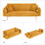Canapé 74 po Mid-Century-377749274