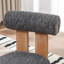 Chaise rembourrée en bois massif Morral-2117790798
