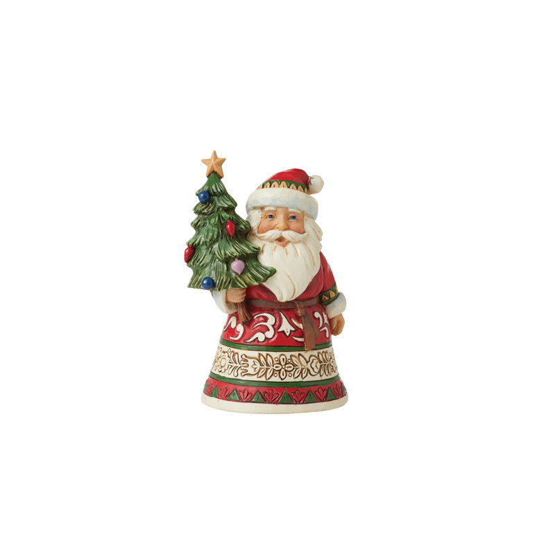 Figurine d'arbre de père Noël Jim Shore Heartwood Creek