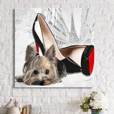 «In Paris» par Jodi, reproduction d'art graphique sur toile