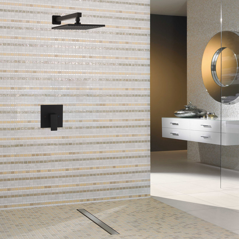 Shower Faucet with Rough-in Valve, Brushed Nickel