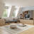 Copenhagen Flatwoven Wool Ivory Blue Modern Indoor Rug-671726039