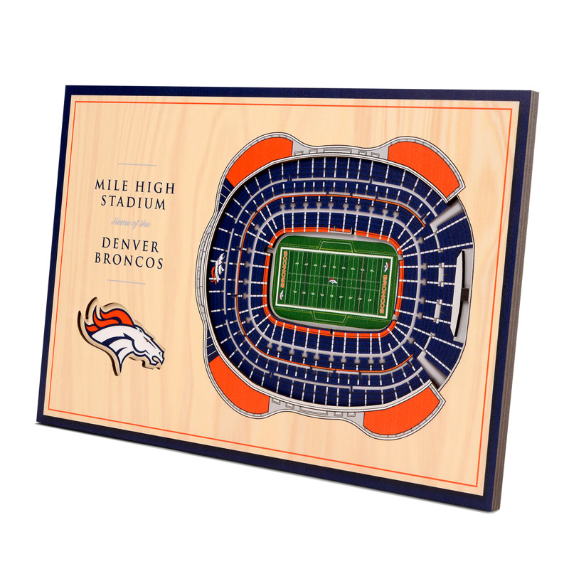 Affichage de bureau nfl 3d stadiumviews, Broncos de Denver