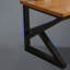 Bureau en bois massif de couleur noyer-1125869530