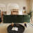 112" U Shaped Modern Chenille Sectional Sofa-1272476259
