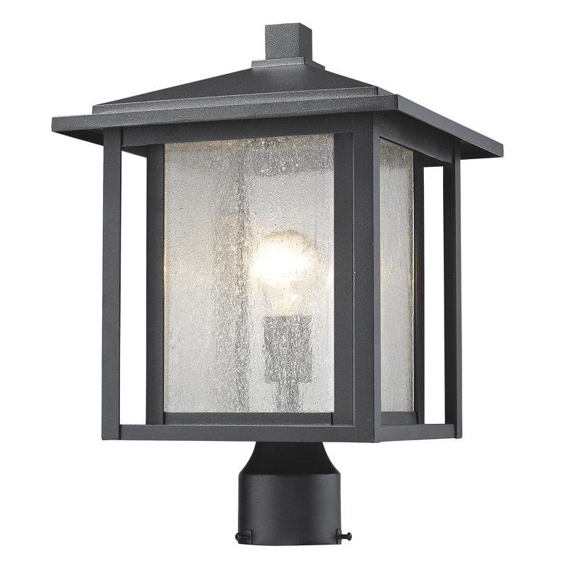 Iwan Clear Seedy Lantern Head, 16.25" H x 11" W x 11" D, Oil Rubbed Bronze