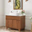 Freestanding Standard With Stone Top