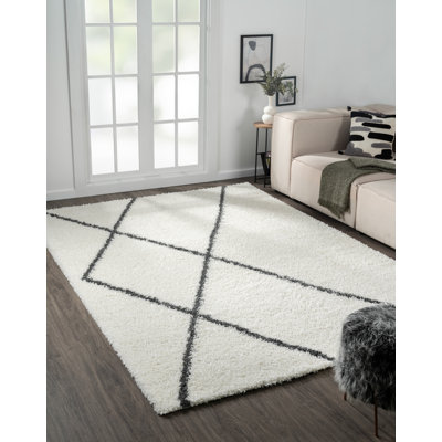 Shaggy Lush Diamond cream Rug