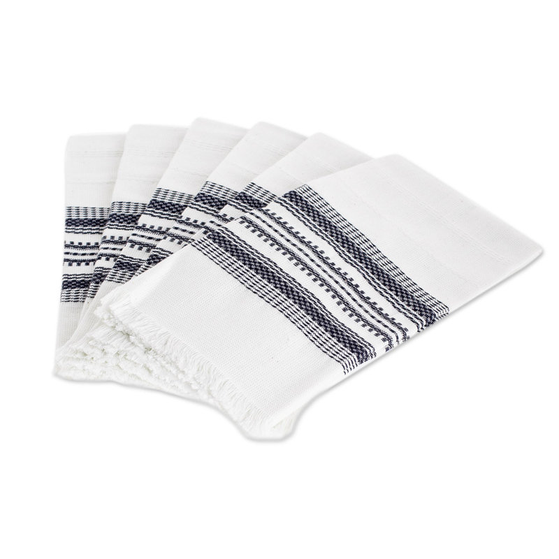 Ensemble de 6 serviettes de table Tinus