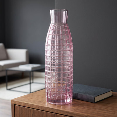 Pink Glass Table Vase