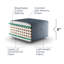 Matelas de futon en mousse viscoélastique imprégnée de gel Mcgrane Barkingside - Fabriqué aux États-Unis, certifié CertiPUR-US, cadre non inclus-289435655-289435652-291499713