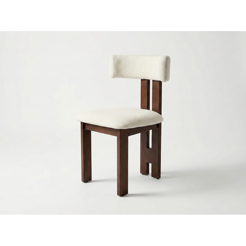 Chaise Ceremonie, 1, Blanc peluche
