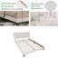 Lit plateforme tapissier 3D -373933527