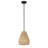 Boan 10" W Rattan Globe Single Pendant-739935945